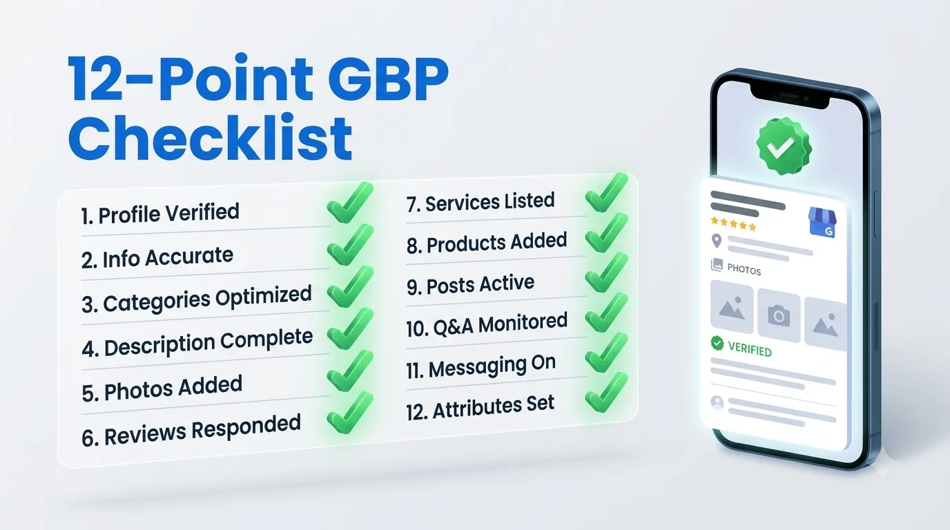 Infographic checklist for evaluating local SEO software accuracy and scalability